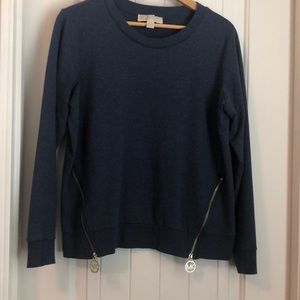 MICHAEL KORS Blue sweatshirt, size large